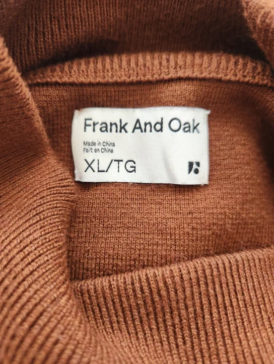 Frank & Oak Cropped Mock Neck Sweater - Picture 2 of 7